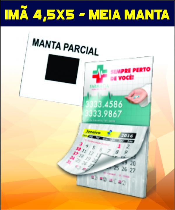 IMÃ GELADEIRA - MEIA MANTA + CALENDÁRIO