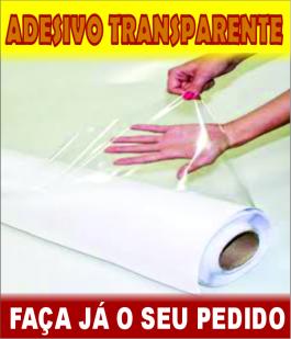 ADESIVO TRANSPARENTE PVC FILME TRANSPARENTE 0,10 M2 4X0  DIVERSOS 