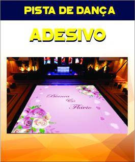 PISTA DE DANÇA ADESIVO ADESIVO M2 4X0 – Só Colorido na Frente FOSCO OU BRILHO CORTE RETO 